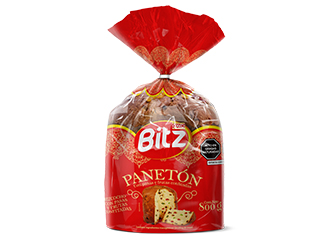 Panetón con Papas y Frutas Confitadas Bitz bl 800 g
