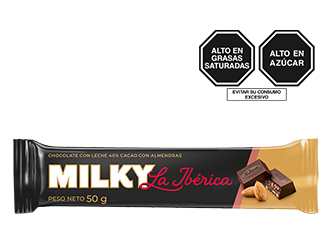 Chocolate Barra Milky Con Almendra Sin Azúcar x 50 g